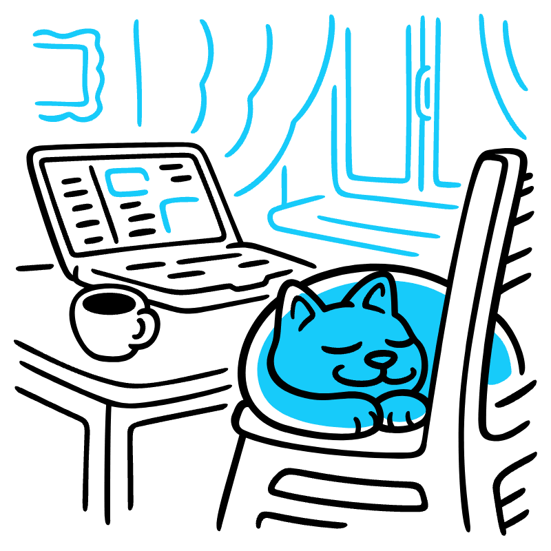 Work From Home 3 Illustration from Manila Set