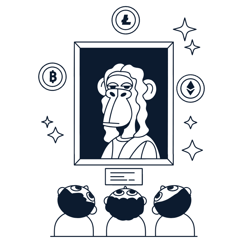 NFTs Illustration from Miami Set