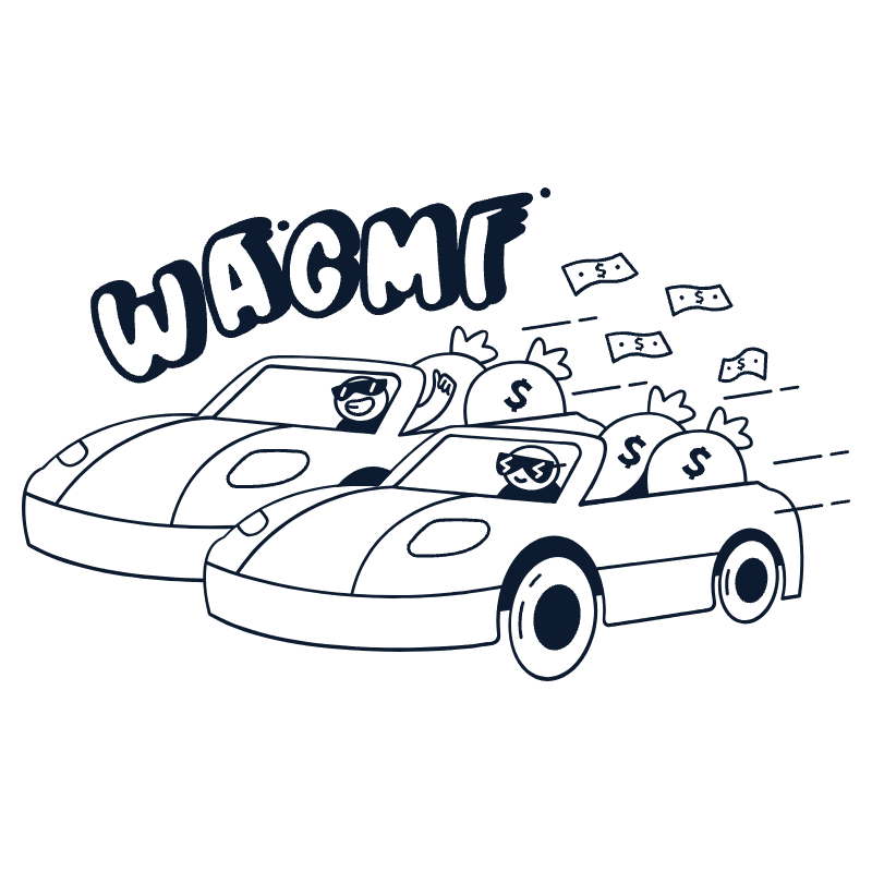 WAGMI Illustration from Miami Set