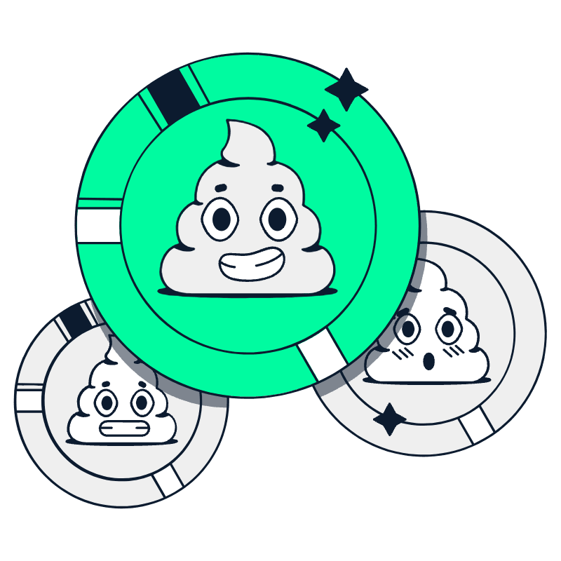 Shitcoin Illustration from Miami Set