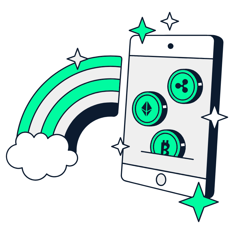 Virtual Wallet Illustration from Miami Set