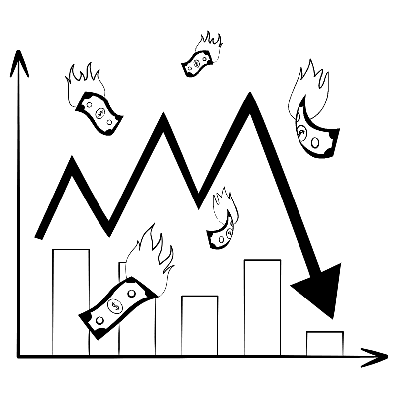 Business Graph Collapsing 4 Illustration from Milano Set