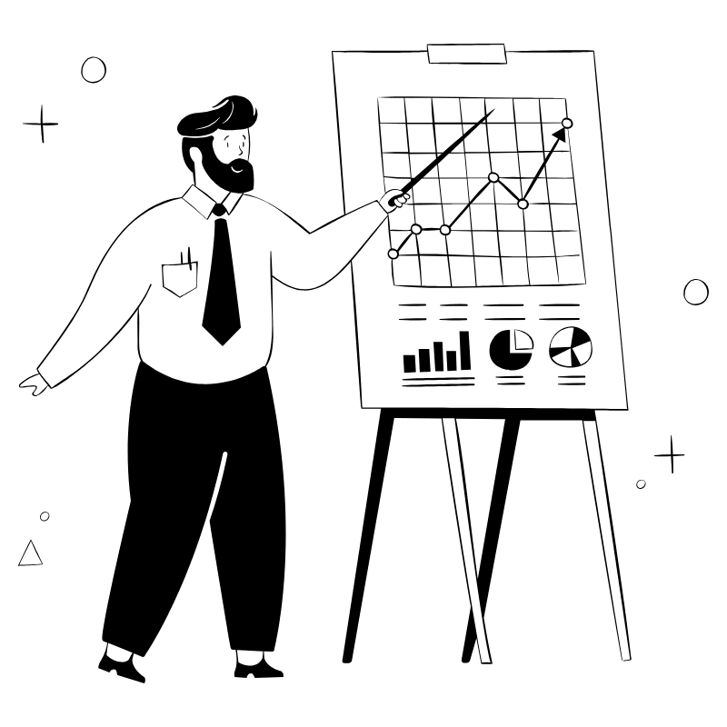 Businessman Giving A Keynote 1 Illustration from Milano Set