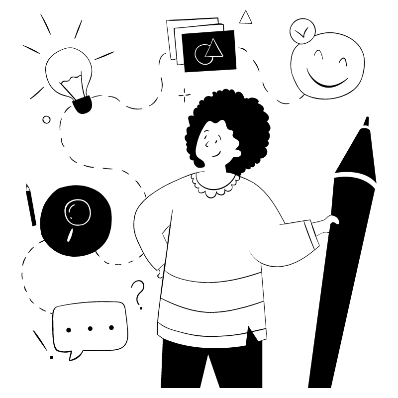 DESIGN THINKING 2 Illustration from Milano Set