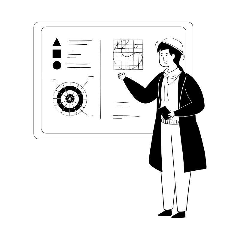 Designer Giving A Keynote 2 Illustration from Milano Set