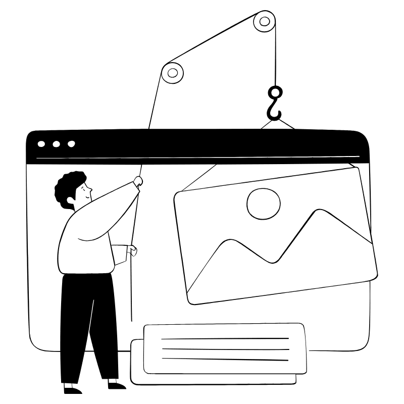 Designing A Website 1 Illustration from Milano Set