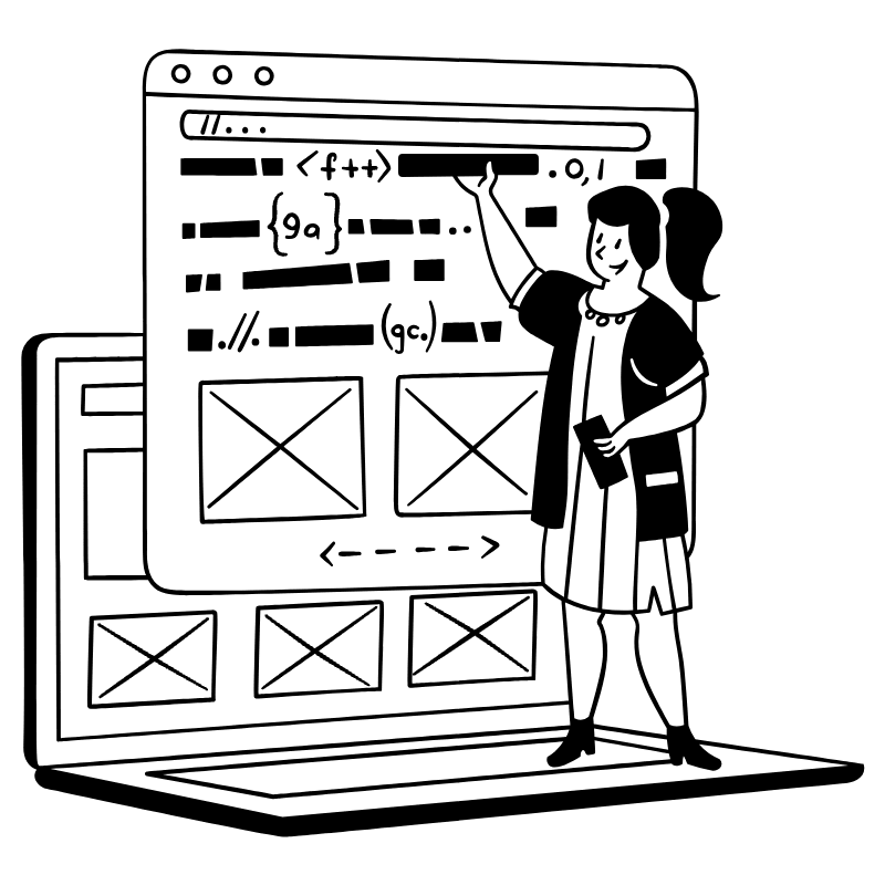 Coding A Website 3 Illustration from Milano Set