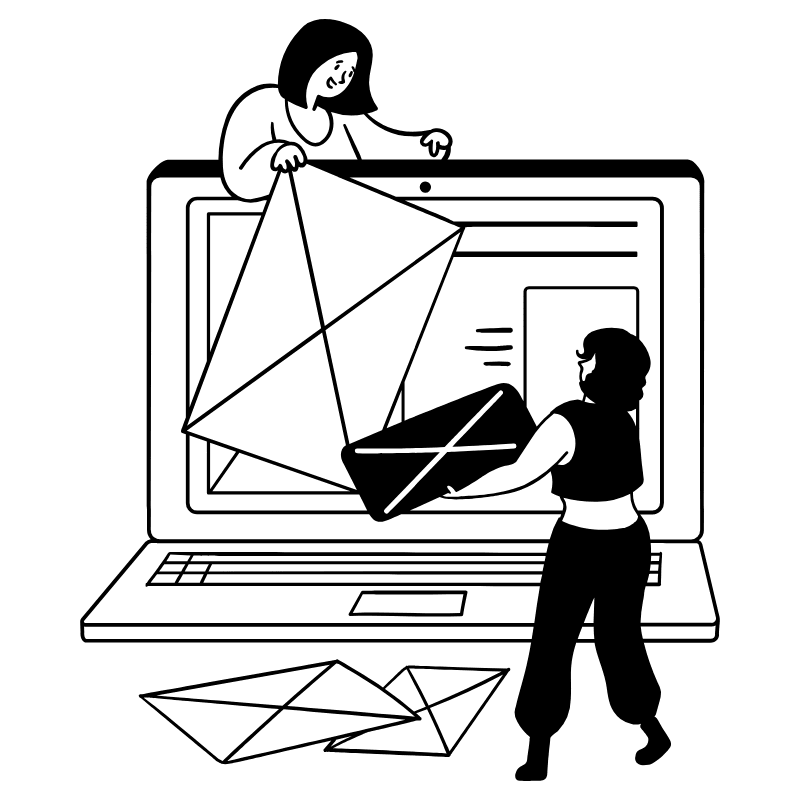 Wireframe 3 Illustration from Milano Set