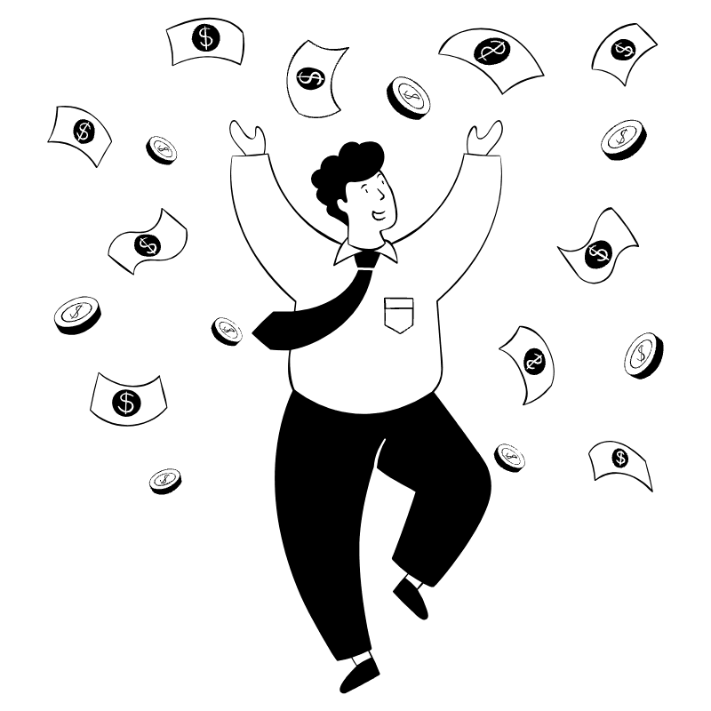 BECOMING RICH 1 Illustration from Milano Set