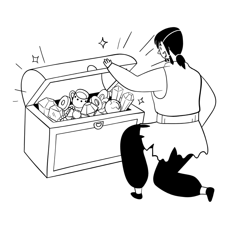 Treasure Chest 2 Illustration from Milano Set