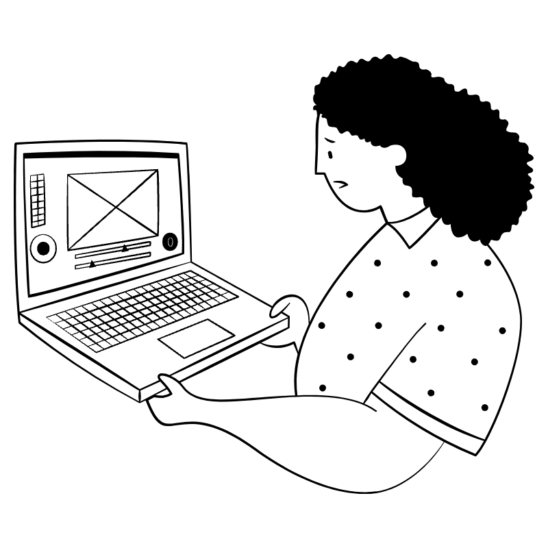 Empty State Photo Editor 1 Illustration from Milano Set