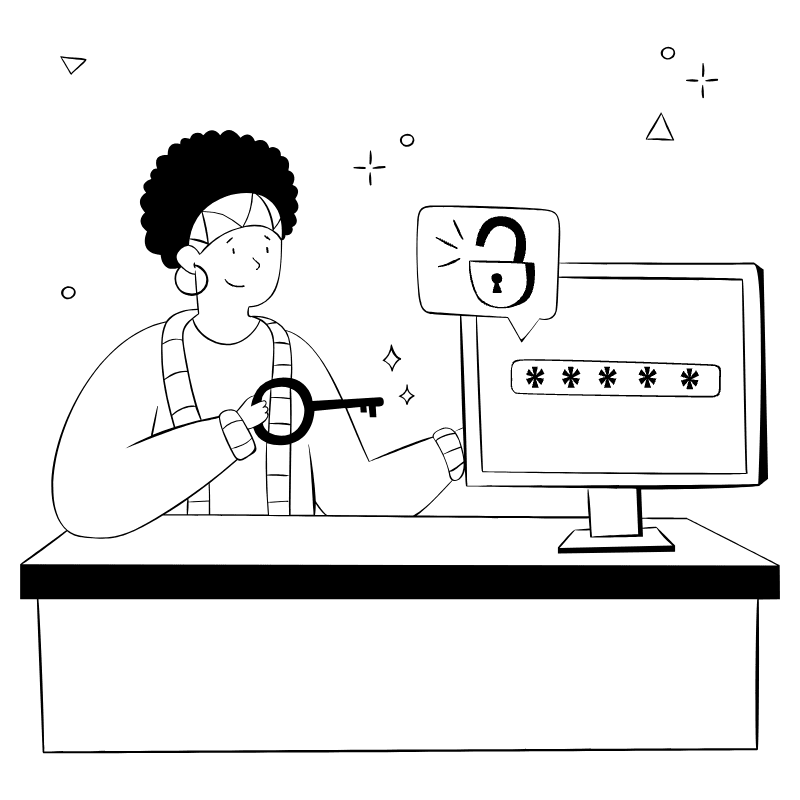 Enter Password 2 Illustration from Milano Set