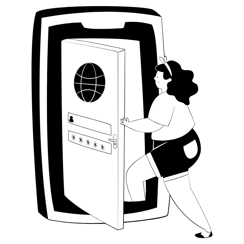 Logged In 1 Illustration from Milano Set