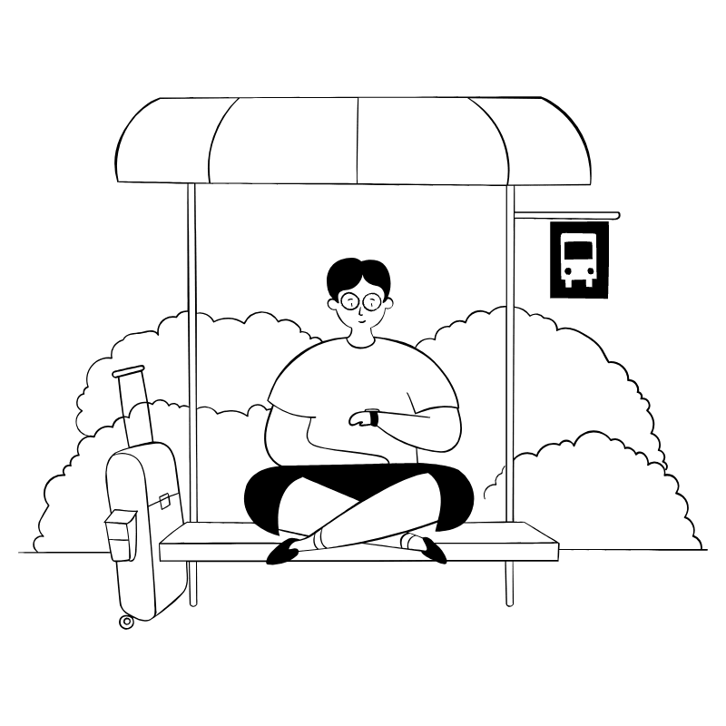 Waiting 2 Illustration from Milano Set