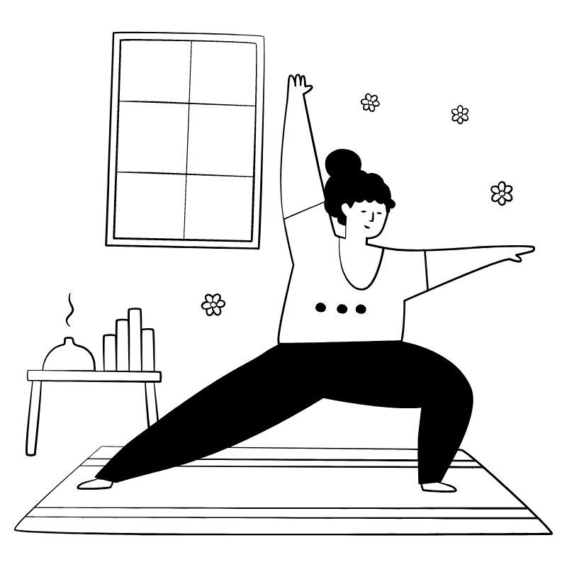 Meditation Yaga 2 Illustration from Milano Set