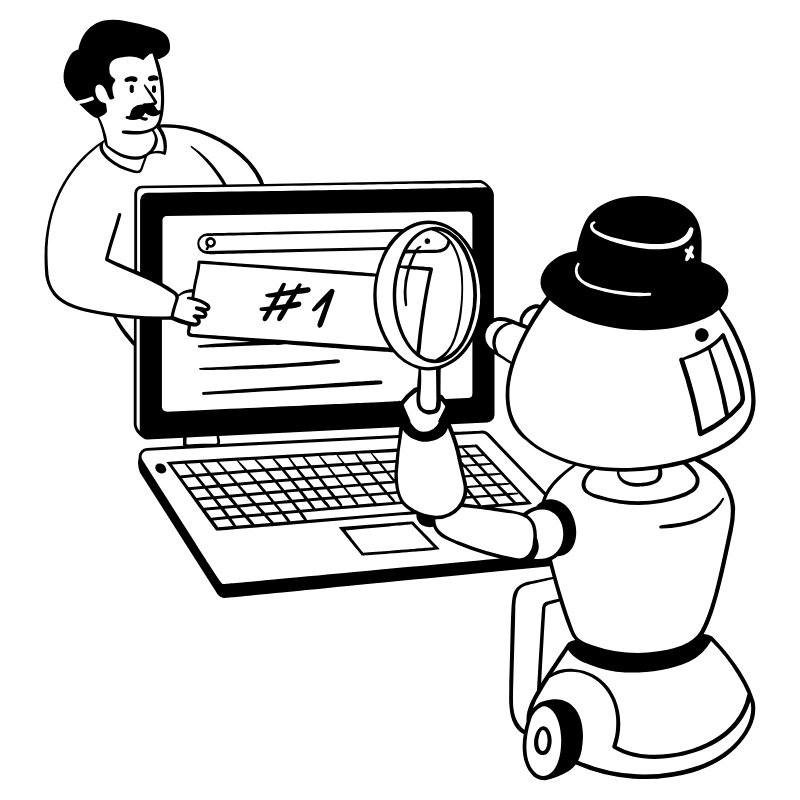 SEO  Search Engine Optimization 3 Illustration from Milano Set