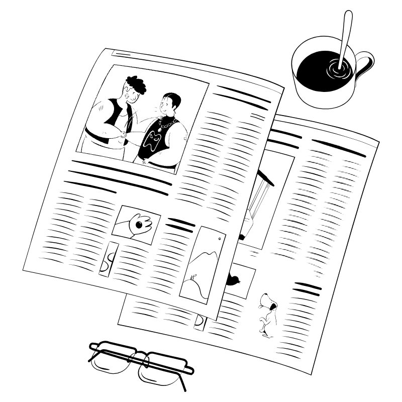 Newsletter 3 Illustration from Milano Set