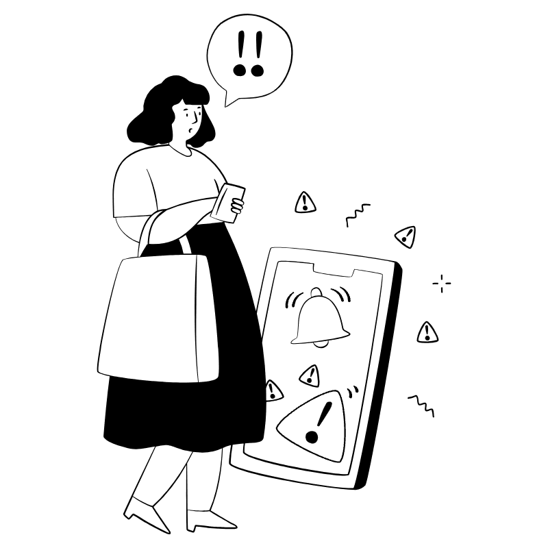 Recieve Notification 1 Illustration from Milano Set