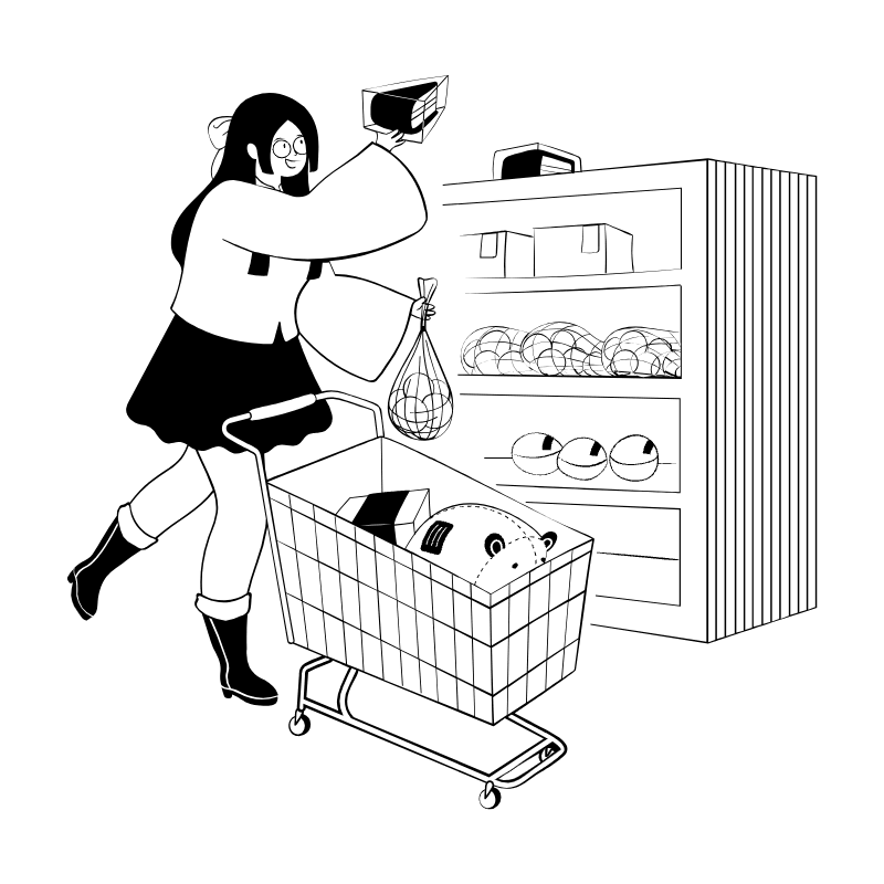 Add To Cart 2 Illustration from Milano Set