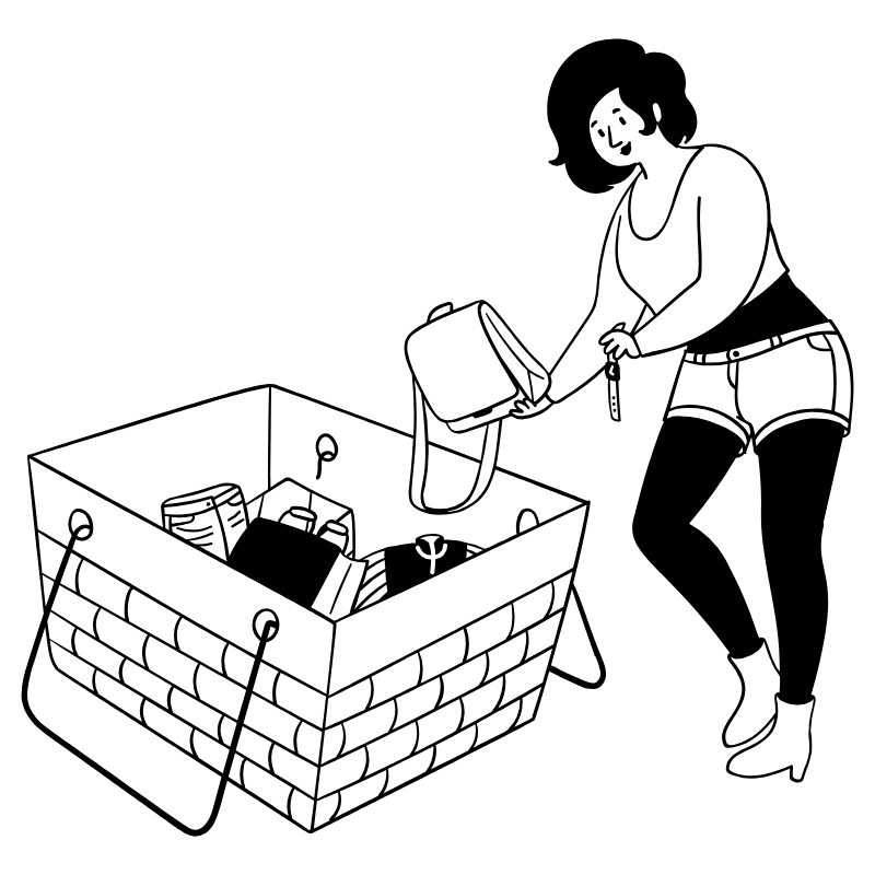 Add To Cart 3 Illustration from Milano Set