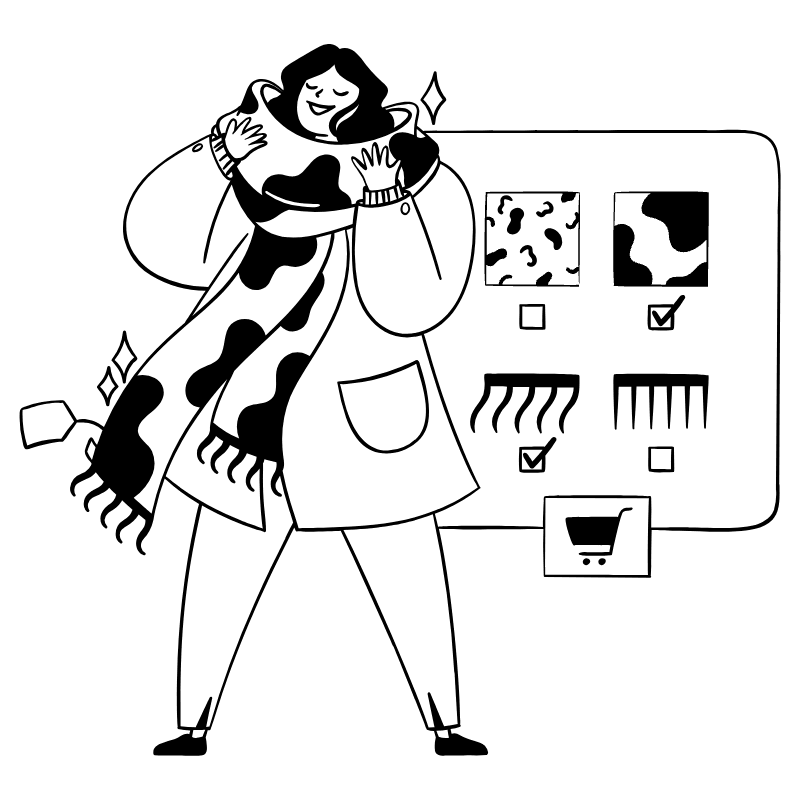 Customize Product With Online Shopping 2 Illustration from Milano Set