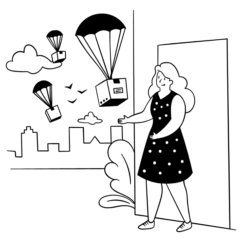 Dropshipping 3 Illustration from Milano Set