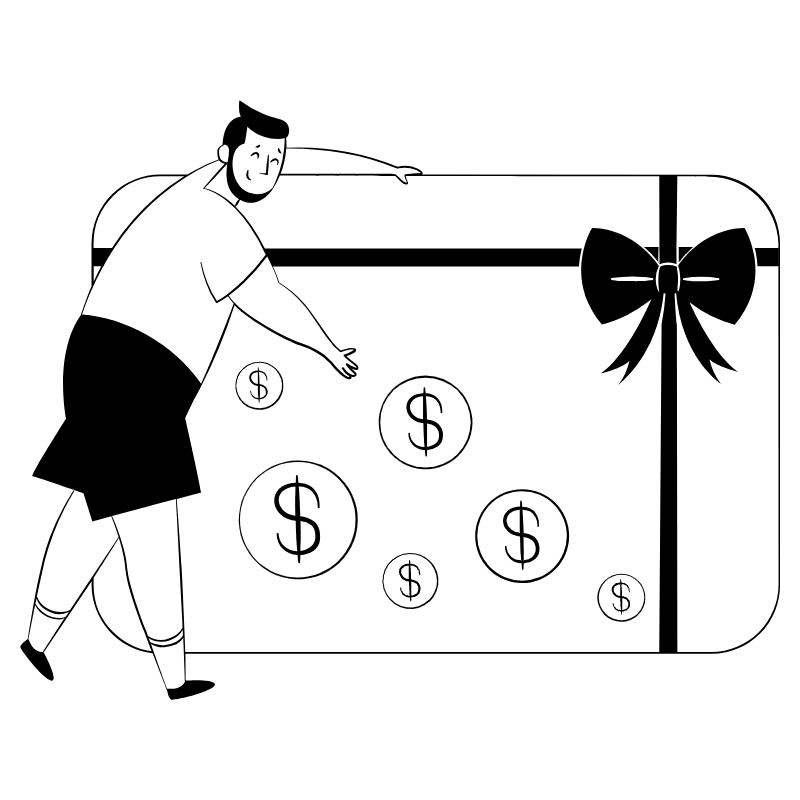 Gift Cards 1 Illustration from Milano Set