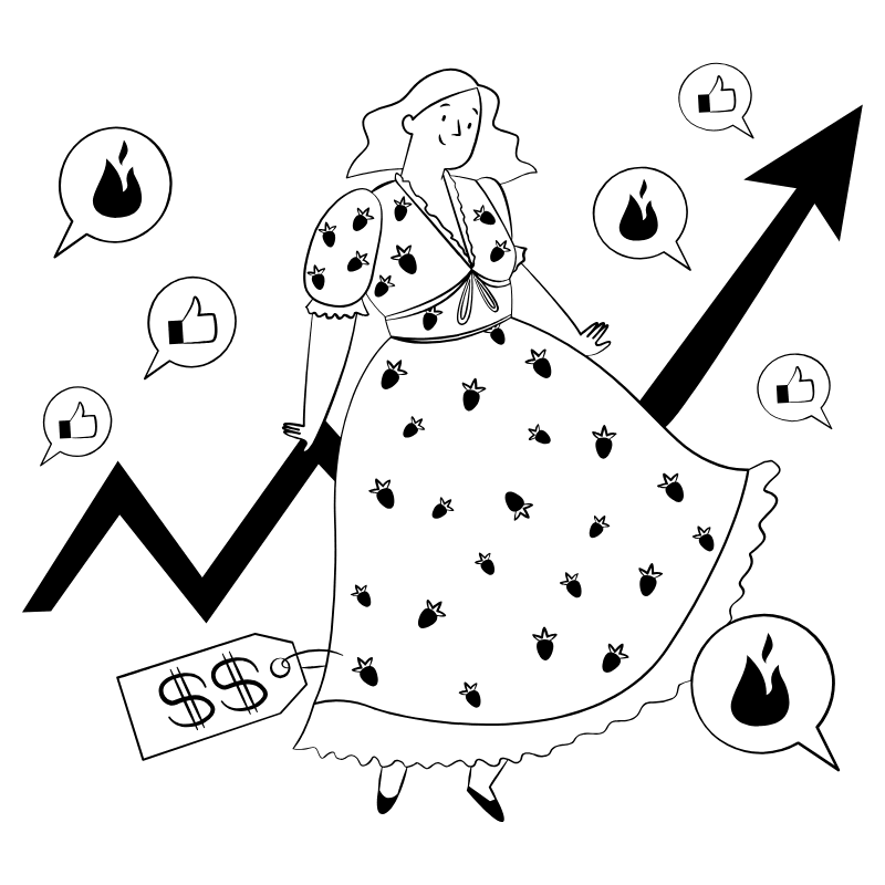 Hot Trending 1 Illustration from Milano Set