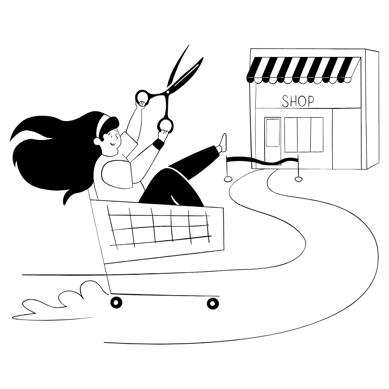 Shop Inauguration 2 Illustration from Milano Set