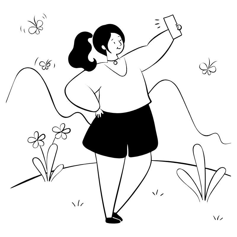 Selfie 4 Illustration from Milano Set