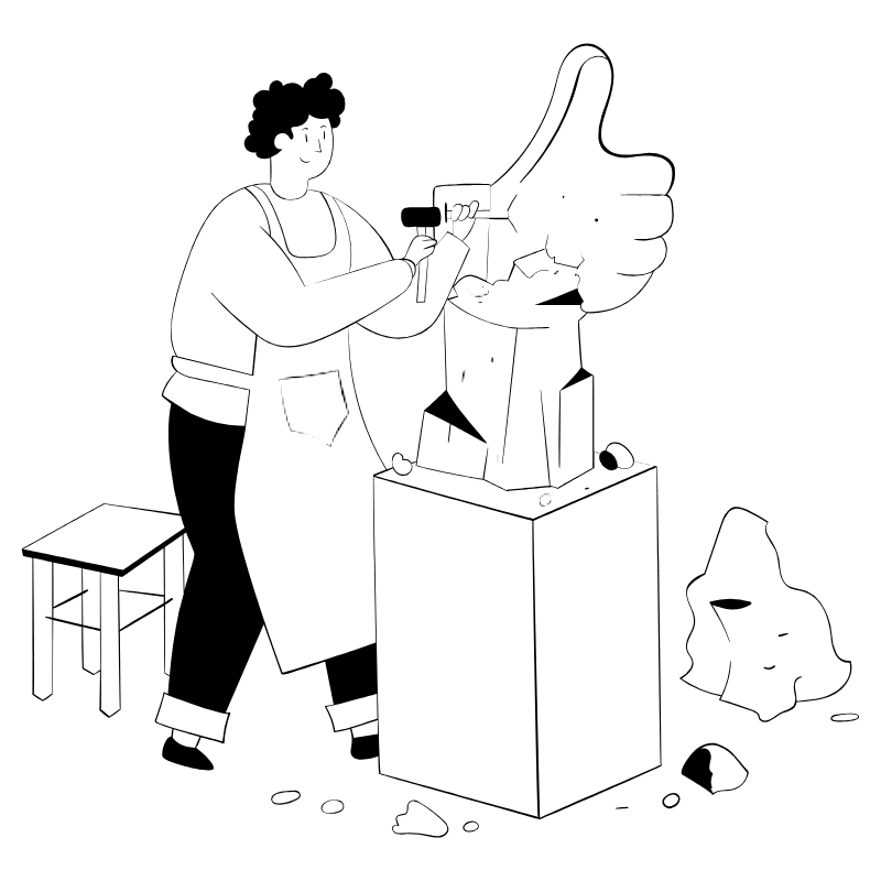 Thumb Up 2 Illustration from Milano Set