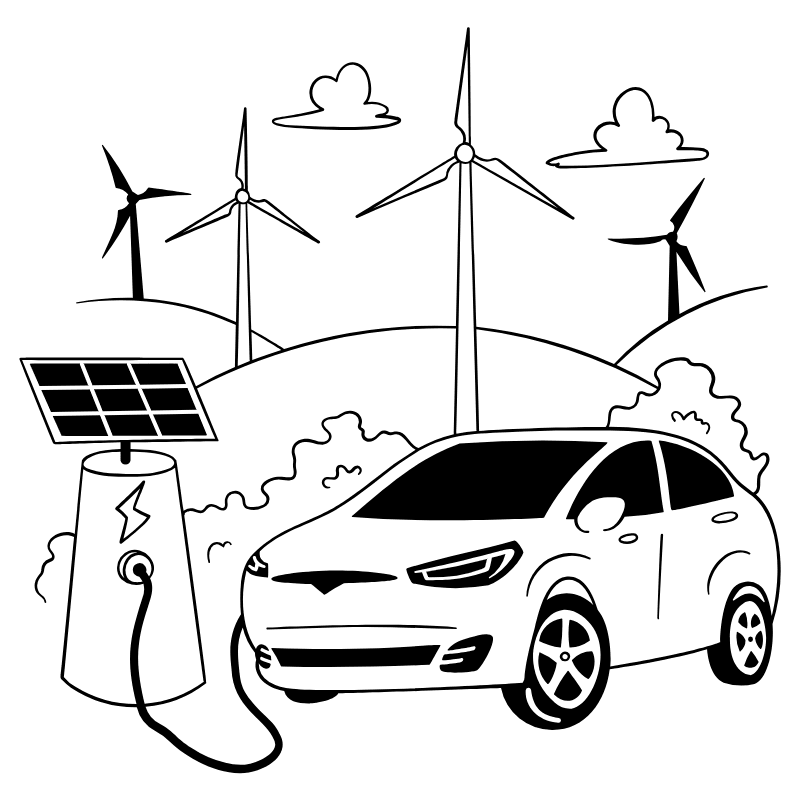 Eco Friendly Tech 3 Illustration from Milano Set