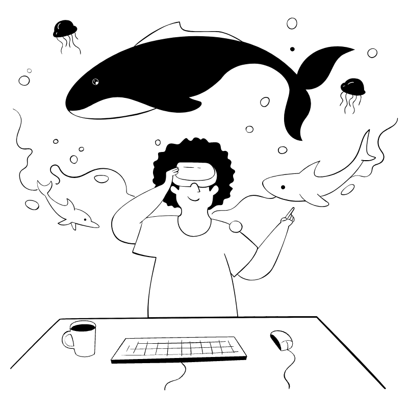 Virtual Reality 2 Illustration from Milano Set