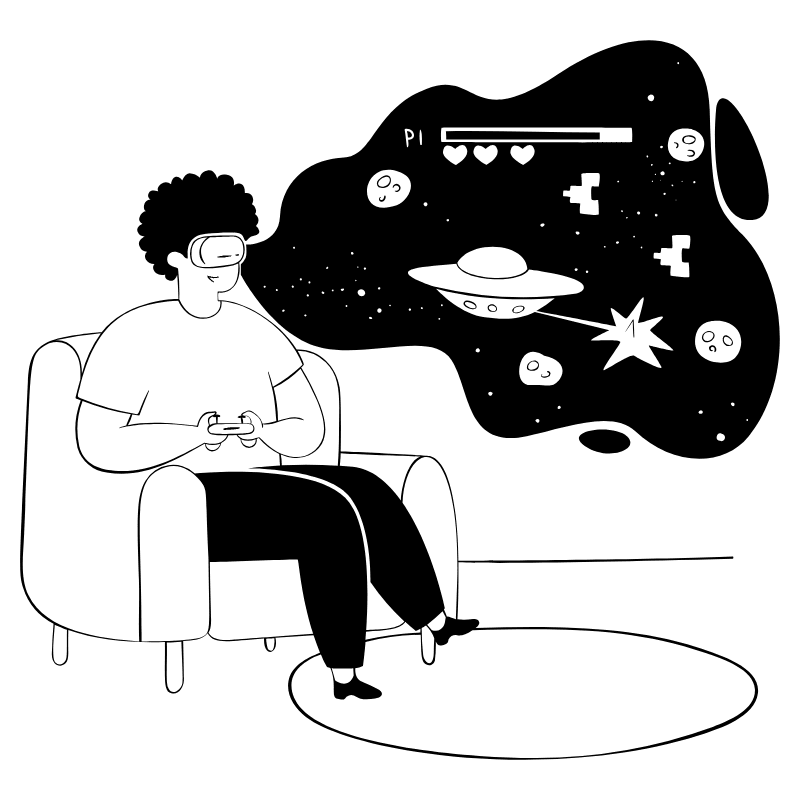 Virtual Reality 3 Illustration from Milano Set