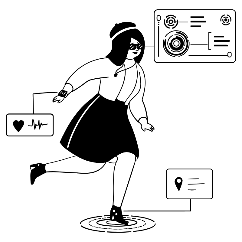 Wearable Tech 4 Illustration from Milano Set