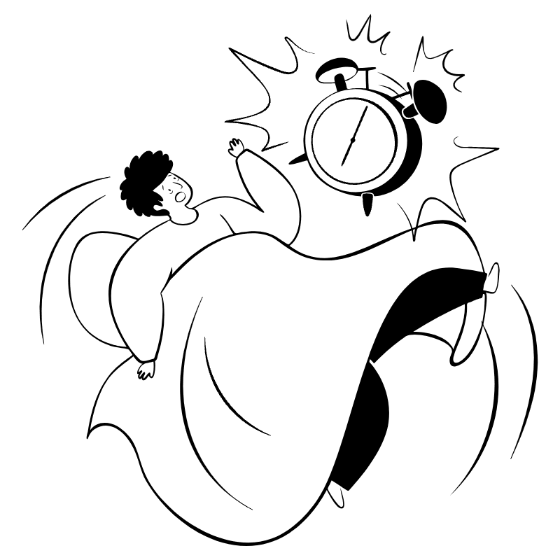 Alarm Ringing 1 Illustration from Milano Set