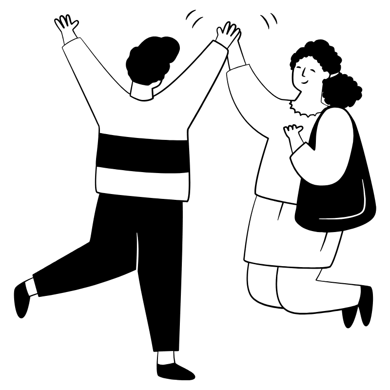 High Five 1 Illustration from Milano Set