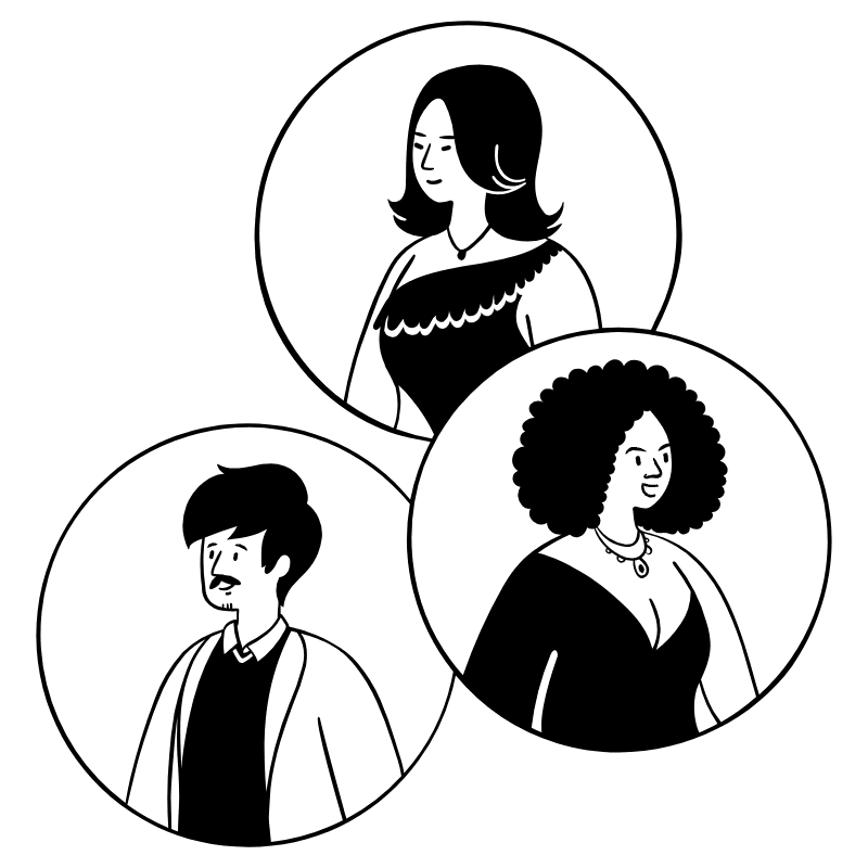 People 7 Illustration from Milano Set