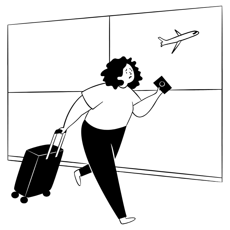 People Rushing 2 Illustration from Milano Set