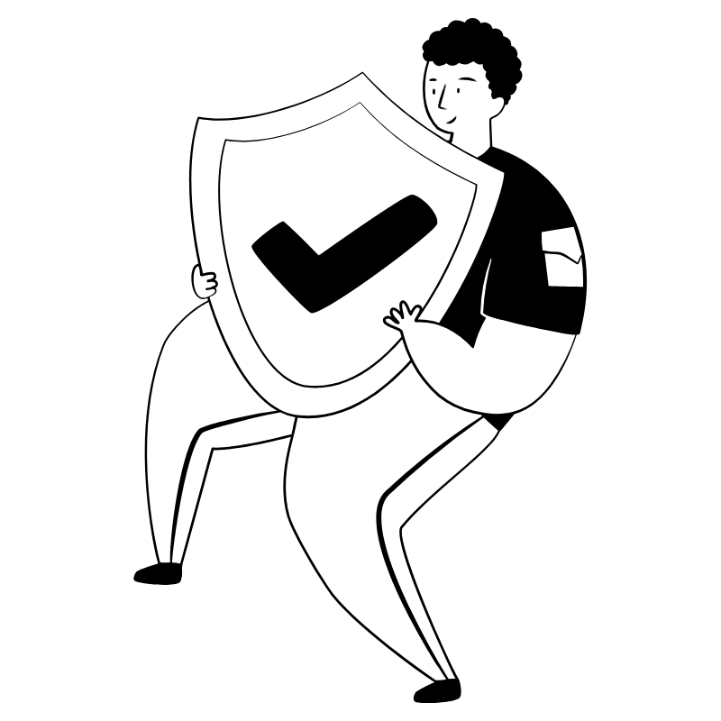 Protect Privacy 1 Illustration from Milano Set