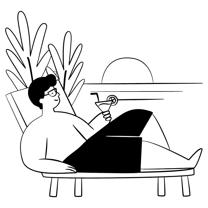 Slacking 2 Illustration from Milano Set