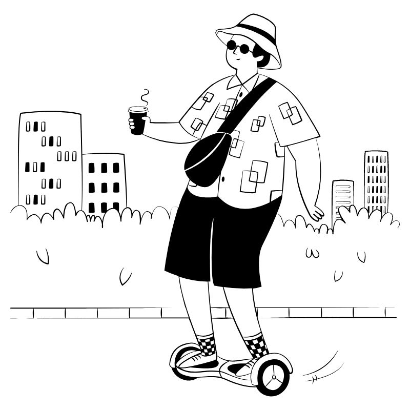 Urban Trendy 1 Illustration from Milano Set