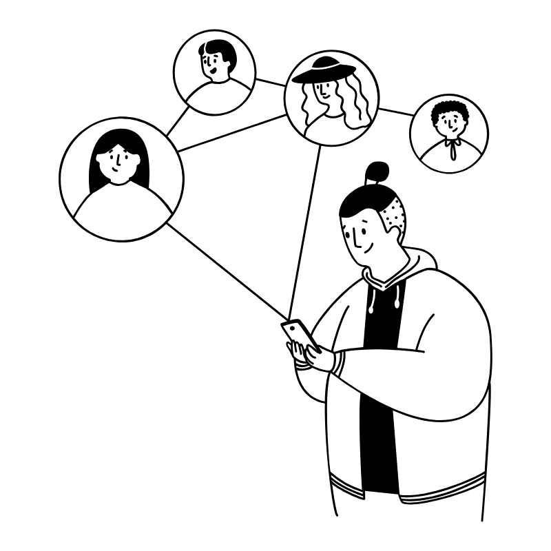 User Network 3 Illustration from Milano Set