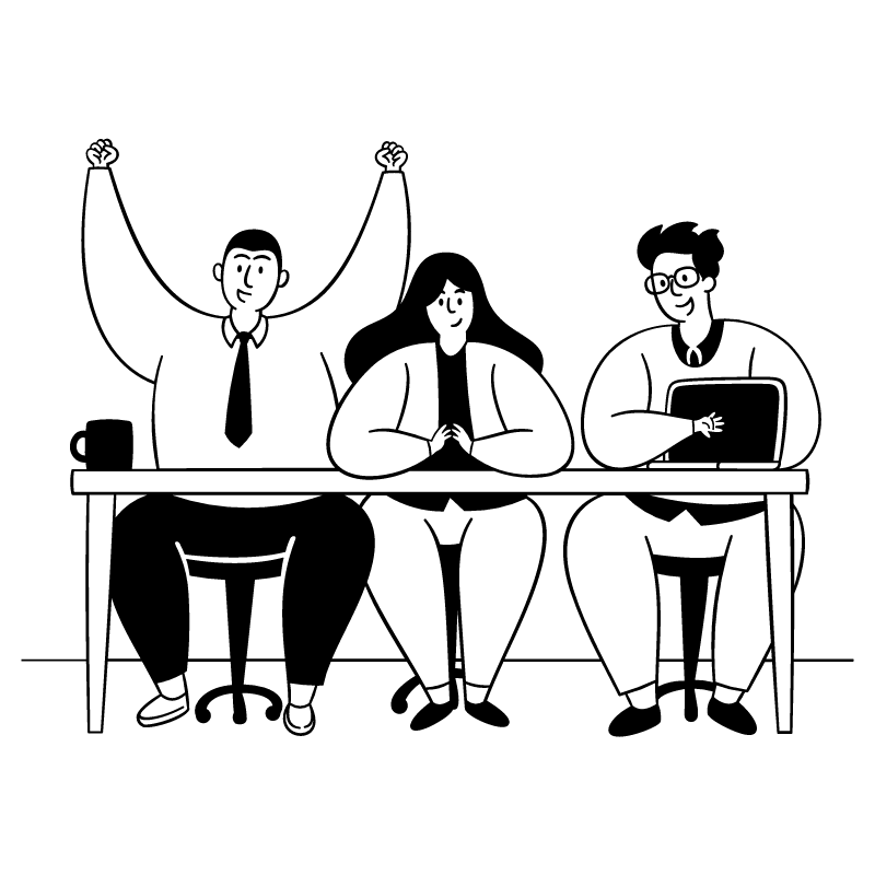 About Our Team 2 Illustration from Milano Set