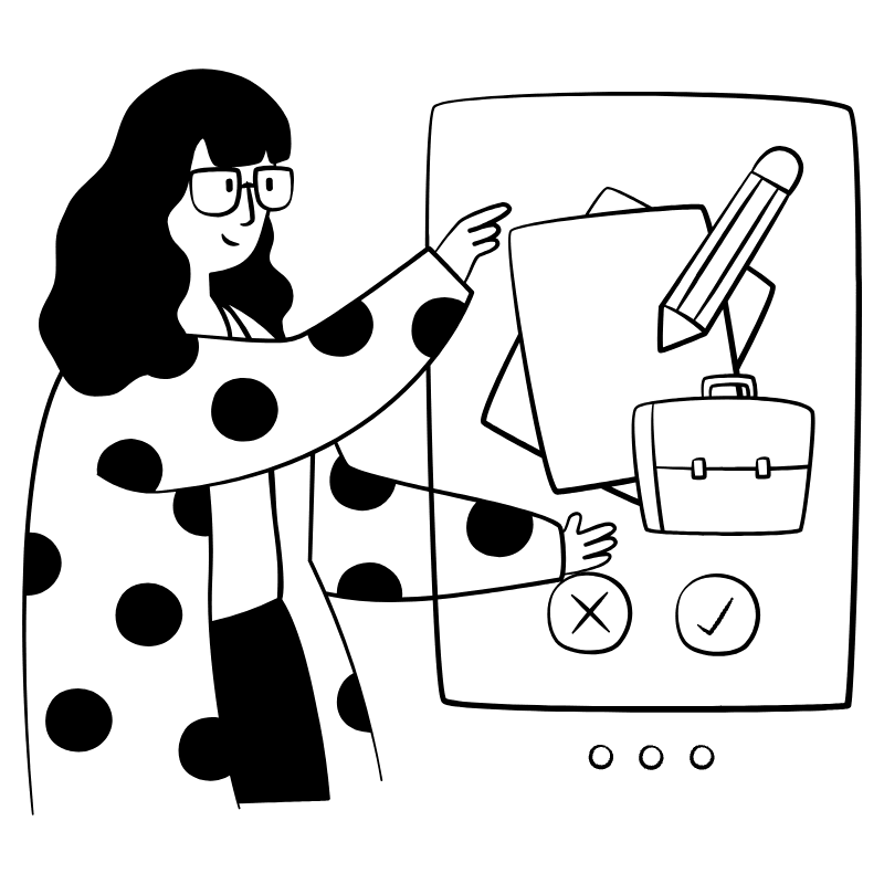 Get A Job Promotion 2 Illustration from Milano Set