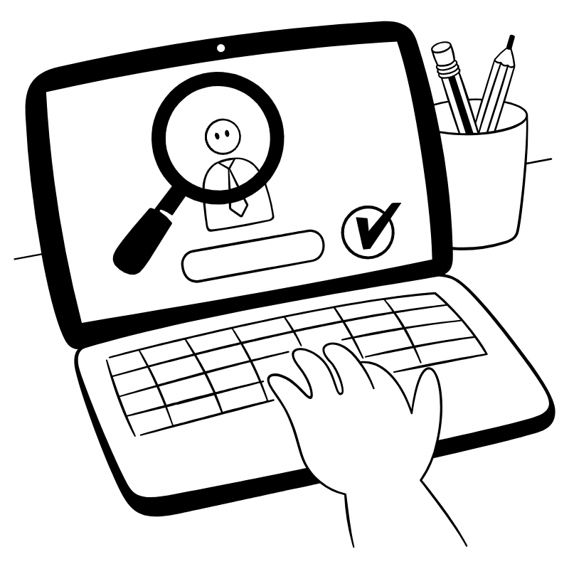 Job Application 3 Illustration from Milano Set