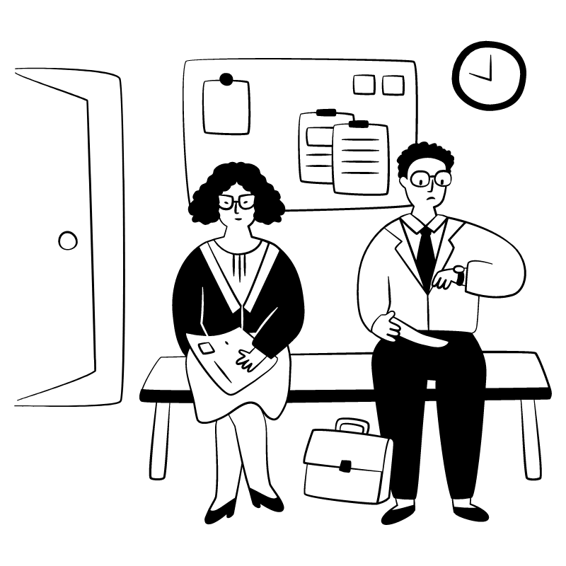 Job Interview 1 Illustration from Milano Set