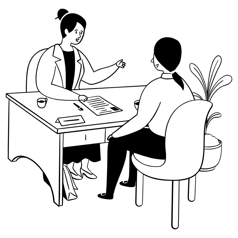 Job Interview 3 Illustration from Milano Set