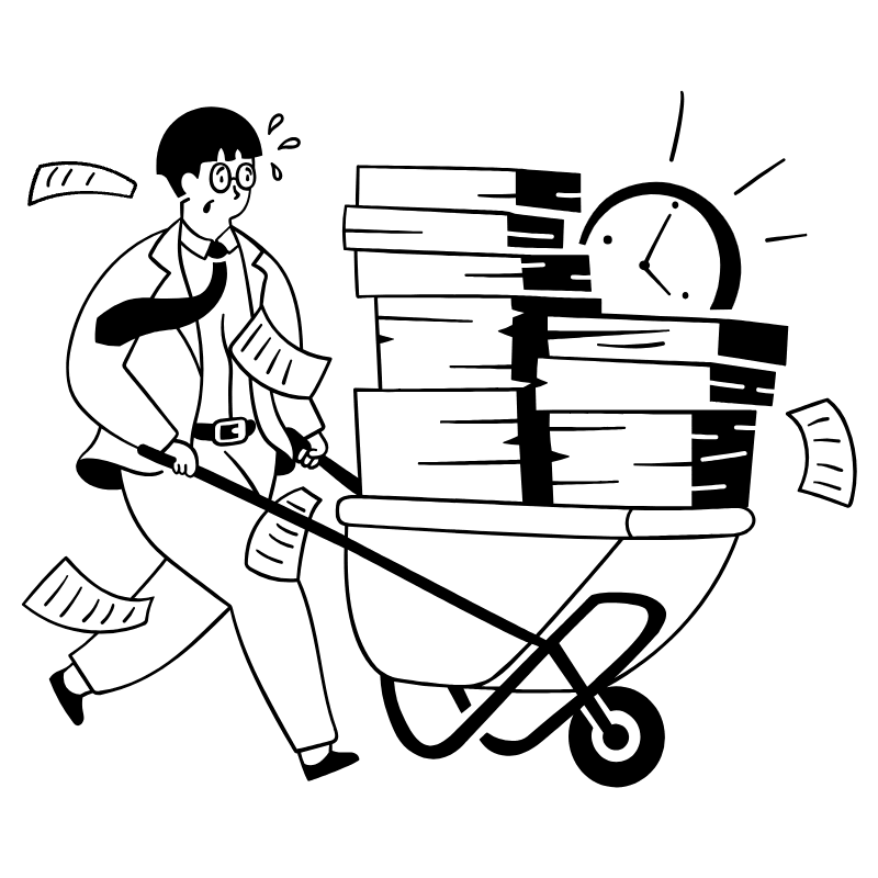 Too Busy 3 Illustration from Milano Set