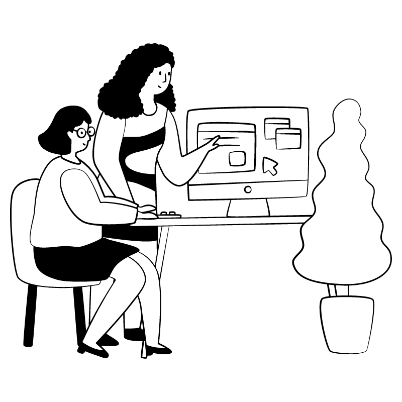 Training Employees 1 Illustration from Milano Set